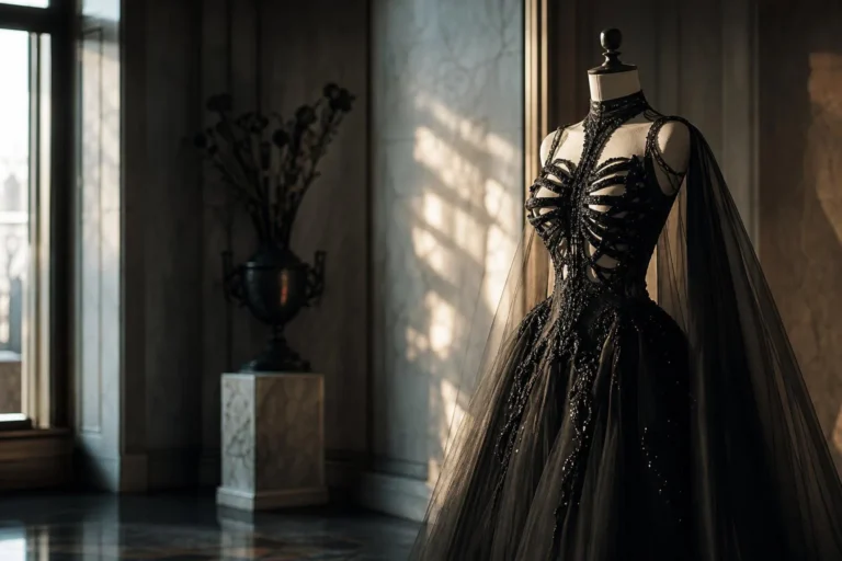 9 Death-Inspired Runway Collections: Podyumda yas peçeleri ve iskelet elbiseler